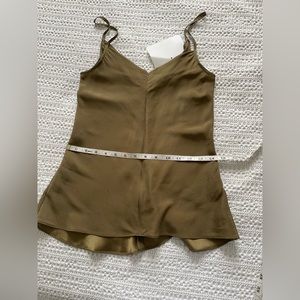 Scanlan Theodore 100% Natural Silk Cami, Size XS. New without tags